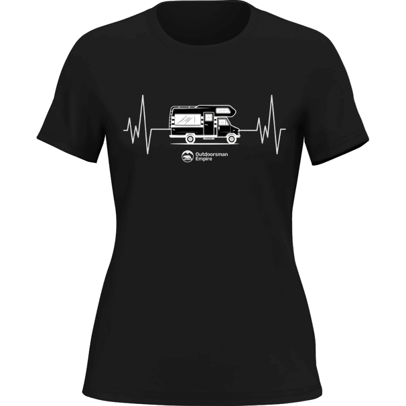 Camping Cardiogram T-Shirt for Women