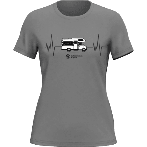 Camping Cardiogram T-Shirt for Women