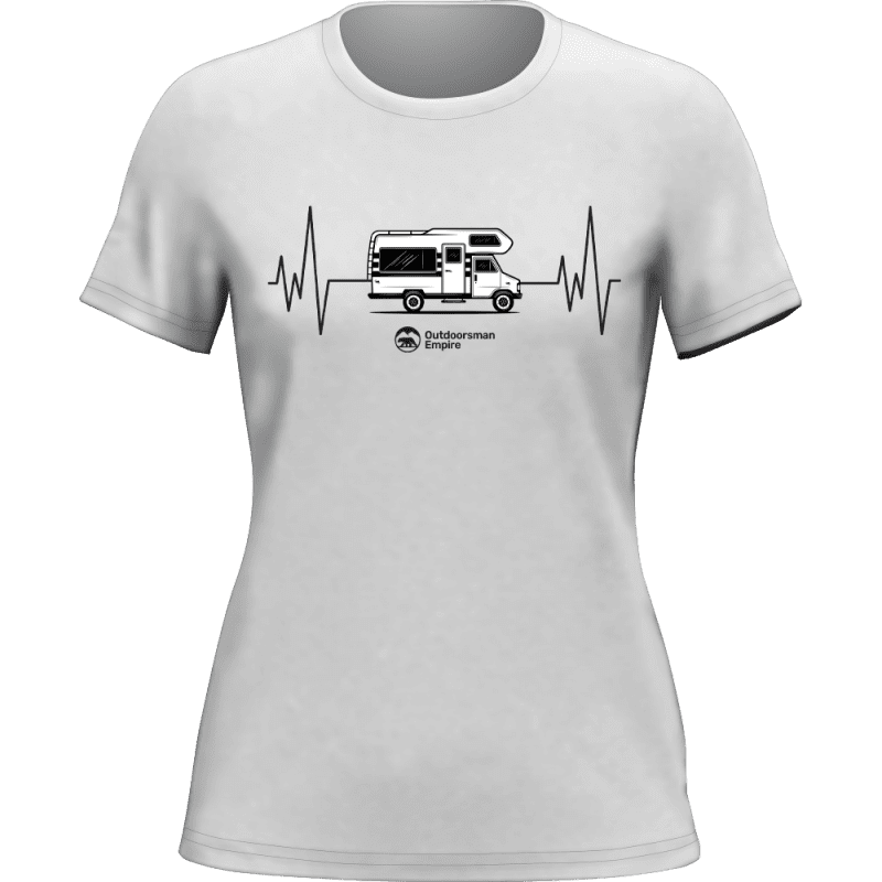 Camping Cardiogram T-Shirt for Women