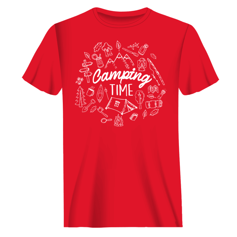 Camping Elements Man T-Shirt