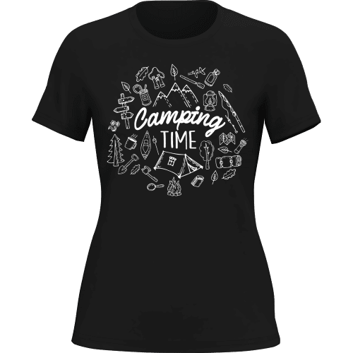 Camping Elements T-Shirt for Women