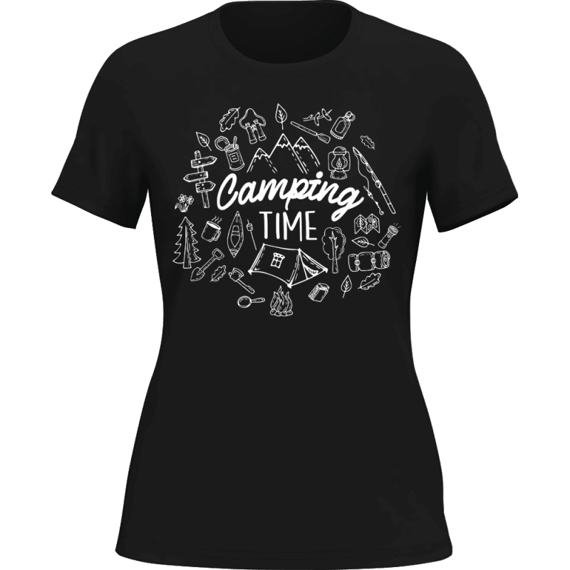 Camping Elements T-Shirt for Women