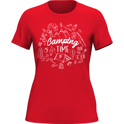 Camping Elements T-Shirt for Women