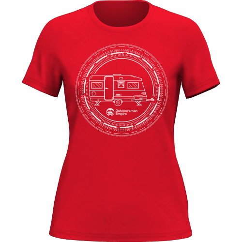 Camping Kaleidoscope T-Shirt for Women