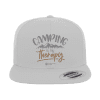 Camping Is My Therapy Embroidered Flat Bill Cap