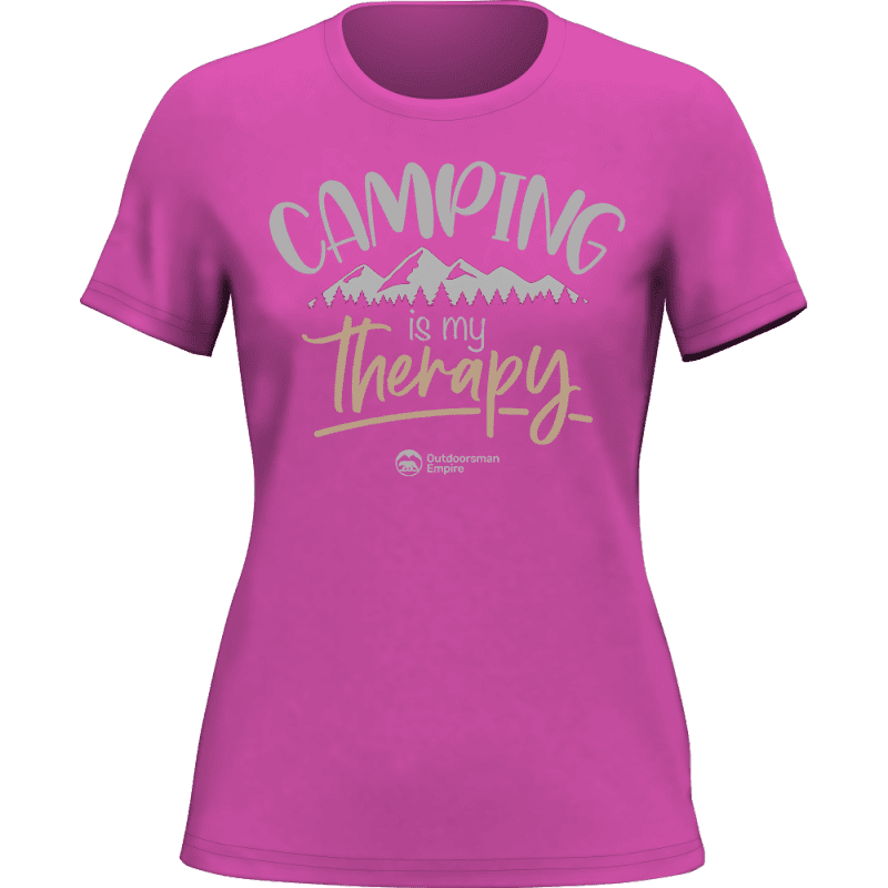 Camping Is My Therapy T-Shirt for Women