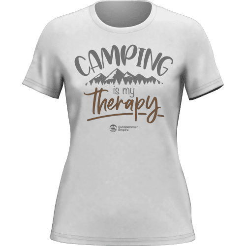 Camping Is My Therapy T-Shirt for Women