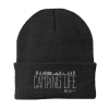 Camping Life Embroidered Beanie