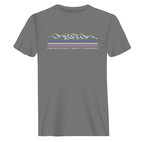 Camping Lines Man T-Shirt