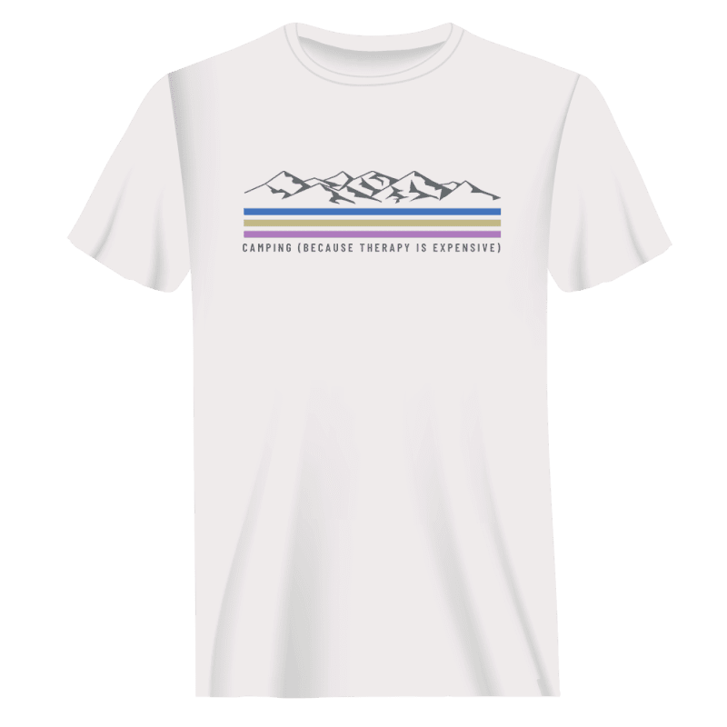 Camping Lines Man T-Shirt