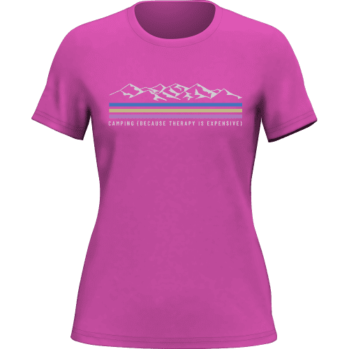 Camping Lines T-Shirt for Women