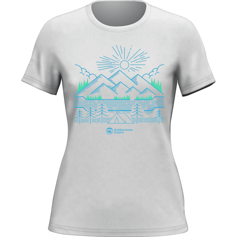 Camping Lines T-Shirt for Women