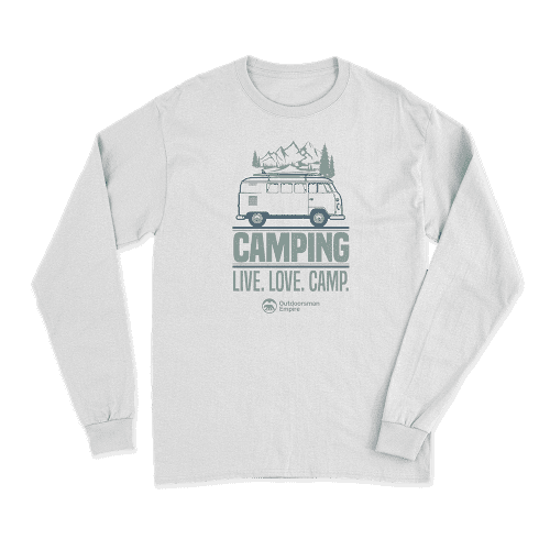 Camping Live Love Camp Men Long Sleeve Shirt