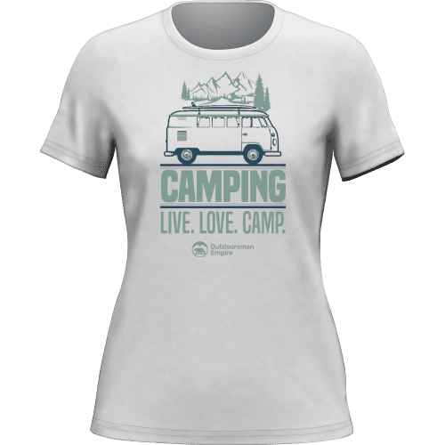 Camping Live Love Camp T-Shirt for Women