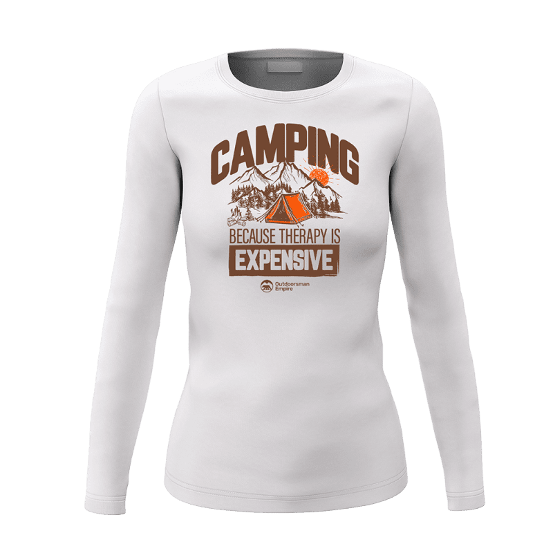 Camping No Expensive Women Long Sleeve Shirt