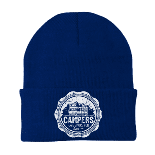 Camping Seal Embroidered Beanie