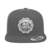 Camping Seal Embroidered Flat Bill Cap