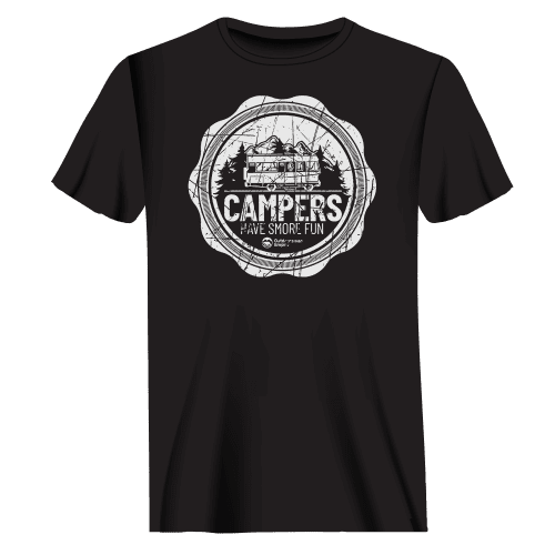 Camping Seal Man T-Shirt