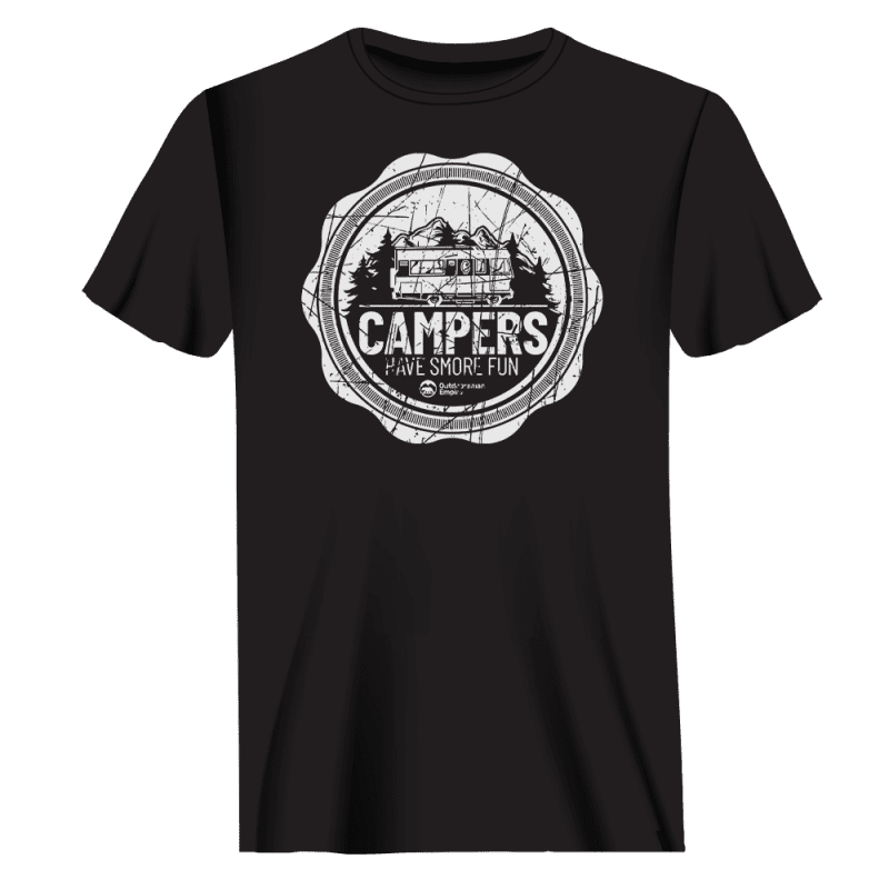 Camping Seal Man T-Shirt