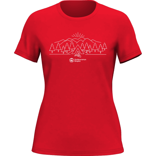 Camping Triangles T-Shirt for Women