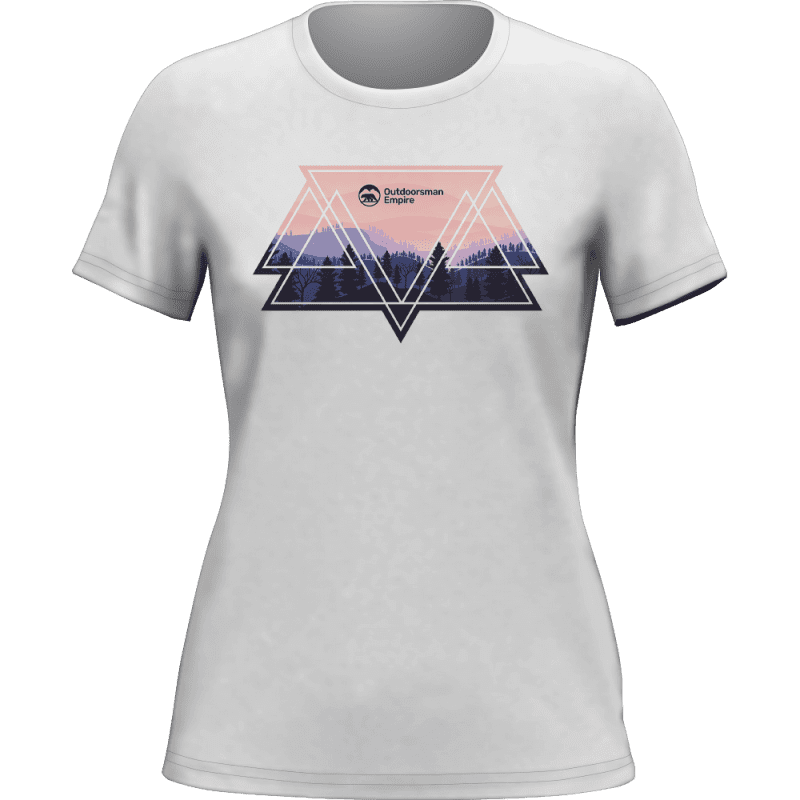 Camping Triangles T-Shirt for Women