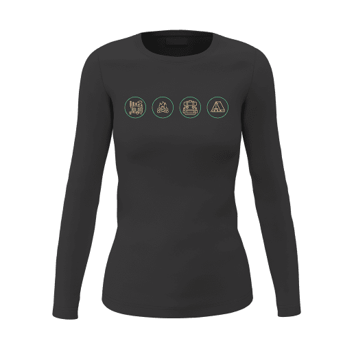 Camp Life Women Long Sleeve Shirt