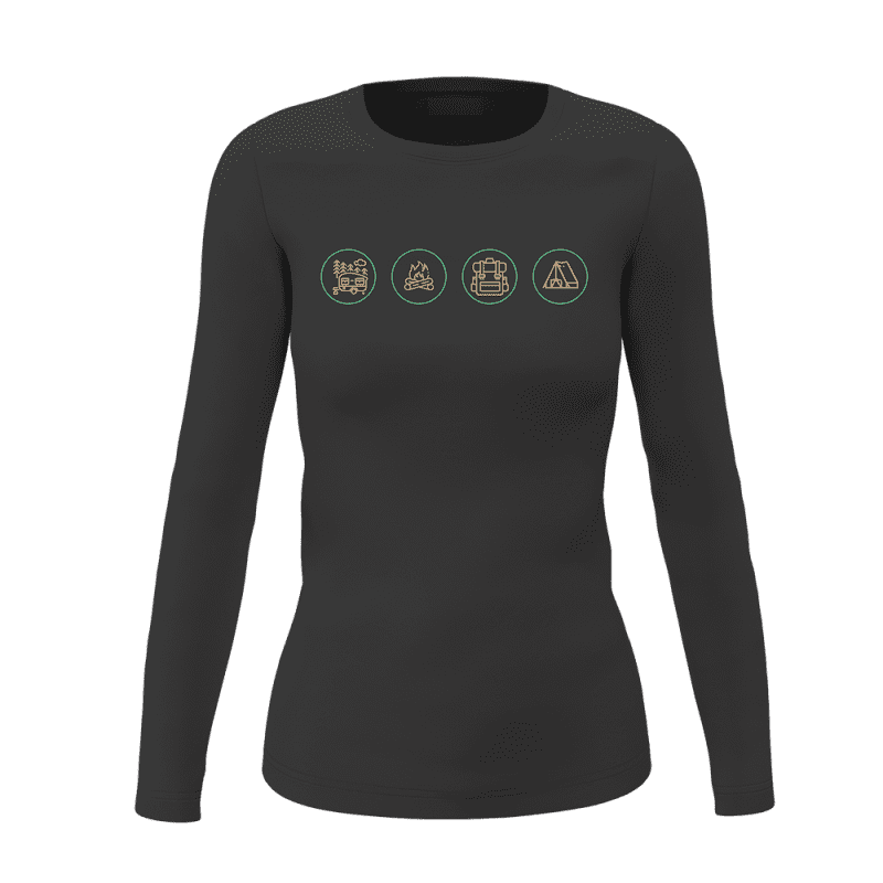 Camp Life Women Long Sleeve Shirt