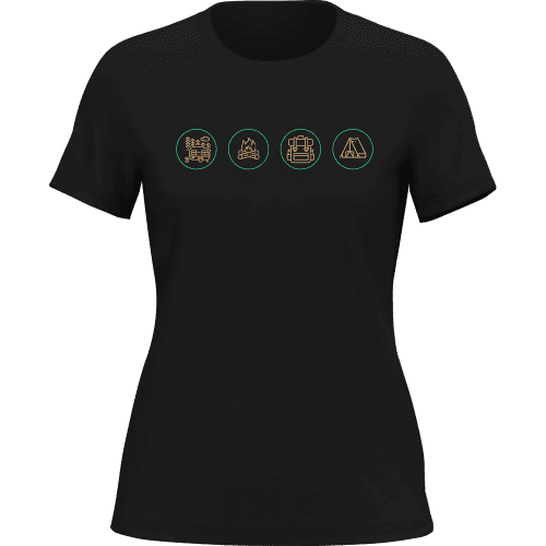 Camp Life T-Shirt for Women