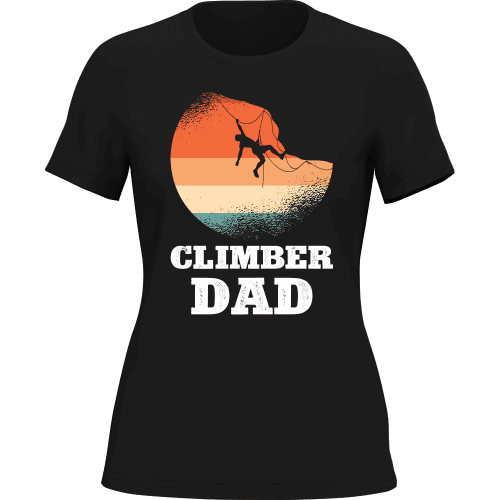 Climber Dad T-Shirt for Women