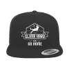 Climb Hard Or Go Home Embroidered Flat Bill Cap