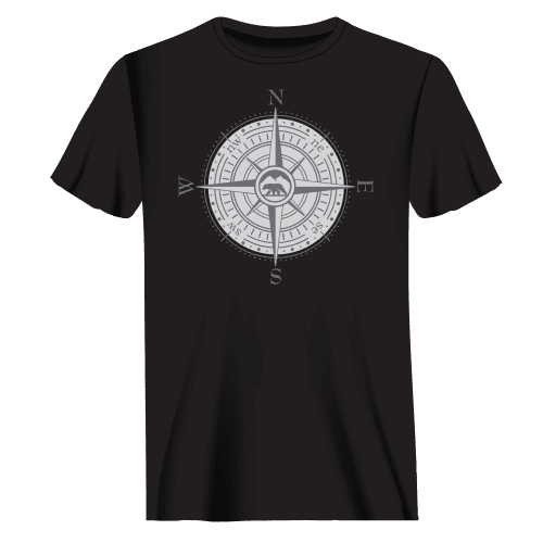 Compass Camping Man T-Shirt