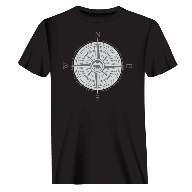 Compass Camping Man T-Shirt