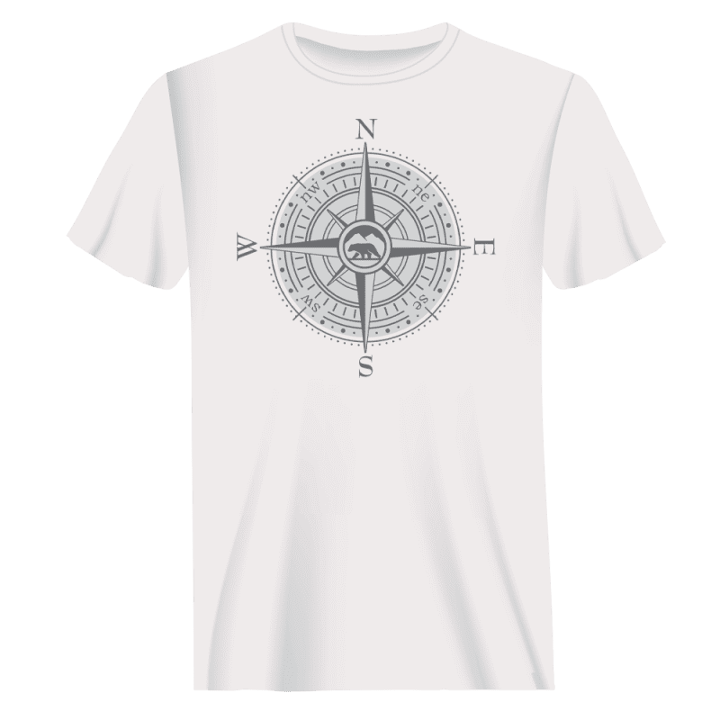 Compass Camping Man T-Shirt