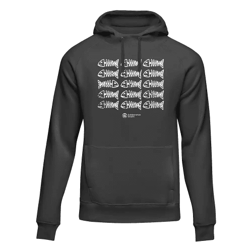 Fish Bones Unisex Hoodie Black