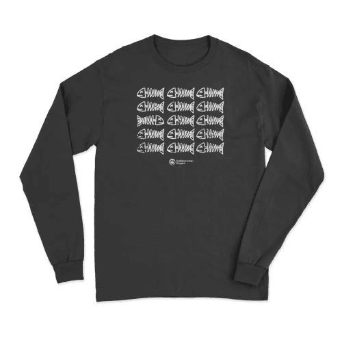 Fish Bones Men Long Sleeve Shirt