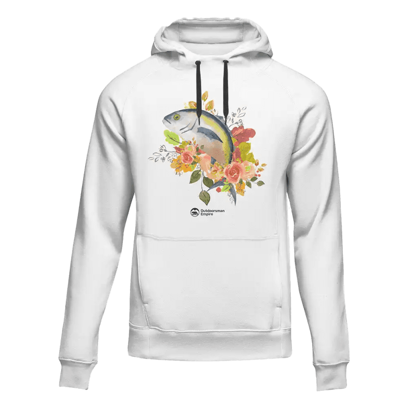 Fishing Flower' Unisex Hoodie