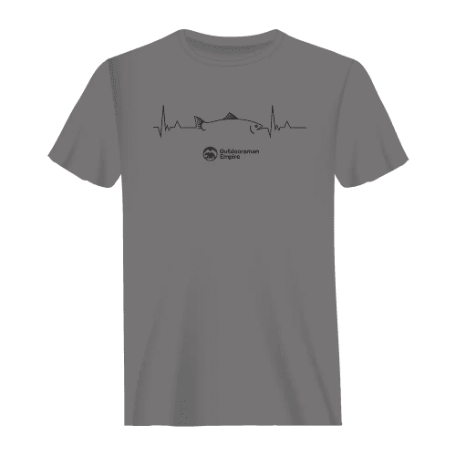 Fishing Cardiogram Man T-Shirt