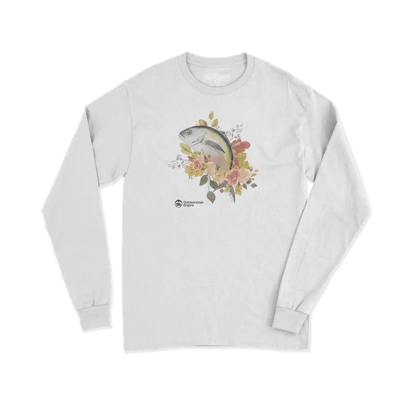 Fishing Flower' Men Long Sleeve Shirt