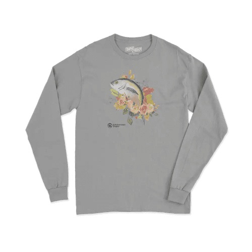 Fishing Flower' Men Long Sleeve Shirt