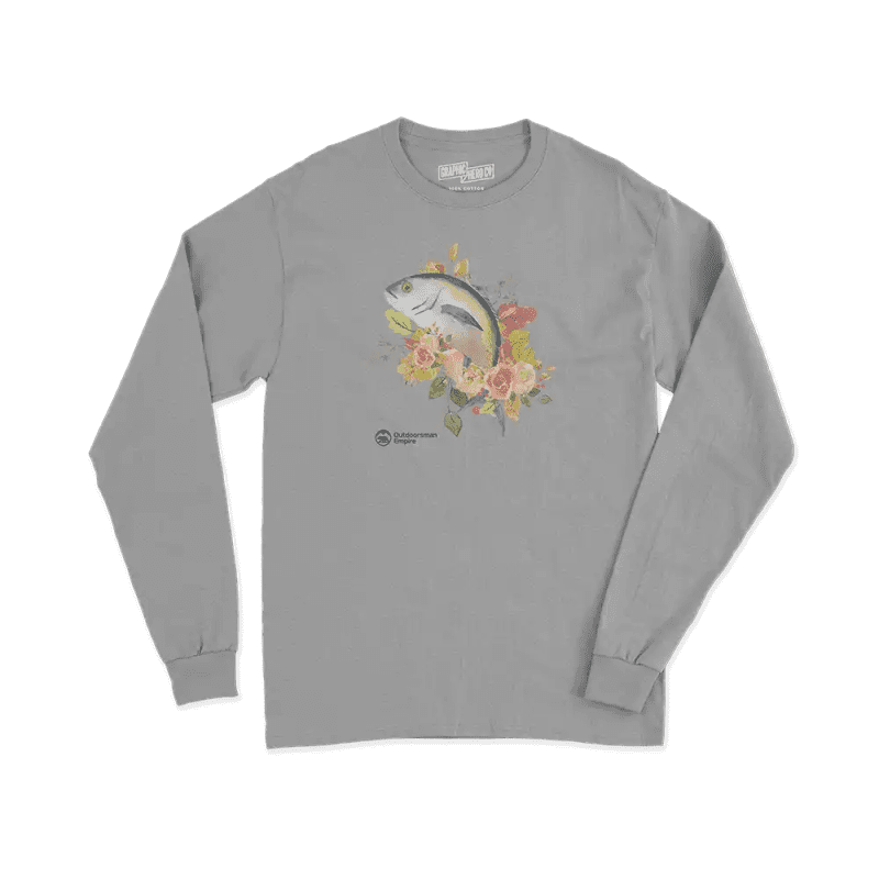 Fishing Flower' Men Long Sleeve Shirt