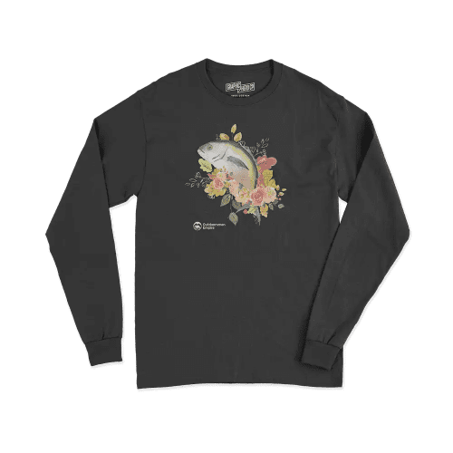 Fishing Flower' Men Long Sleeve Shirt