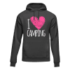 I Love Camping Adult Fleece Hooded Sweatshirt