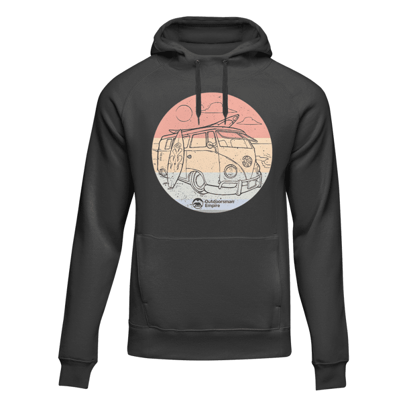 Kombi Camping Adult Fleece Hooded Sweatshirt