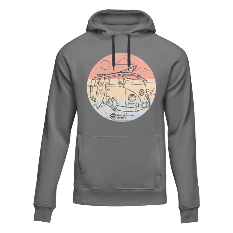 Kombi Camping Adult Fleece Hooded Sweatshirt