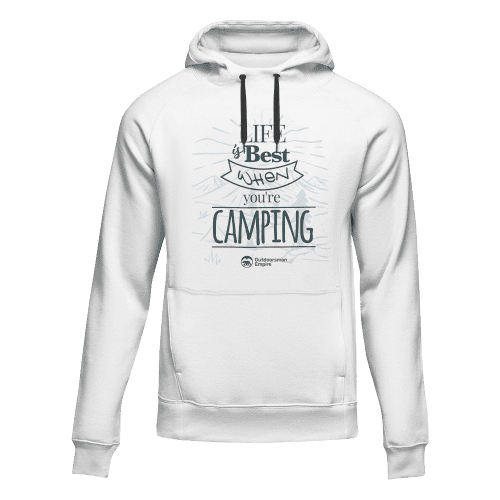 Life Is Best Adult Fleece Hooded Sweatshirt