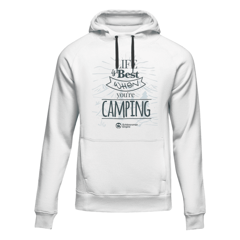 Life Is Best Adult Fleece Hooded Sweatshirt