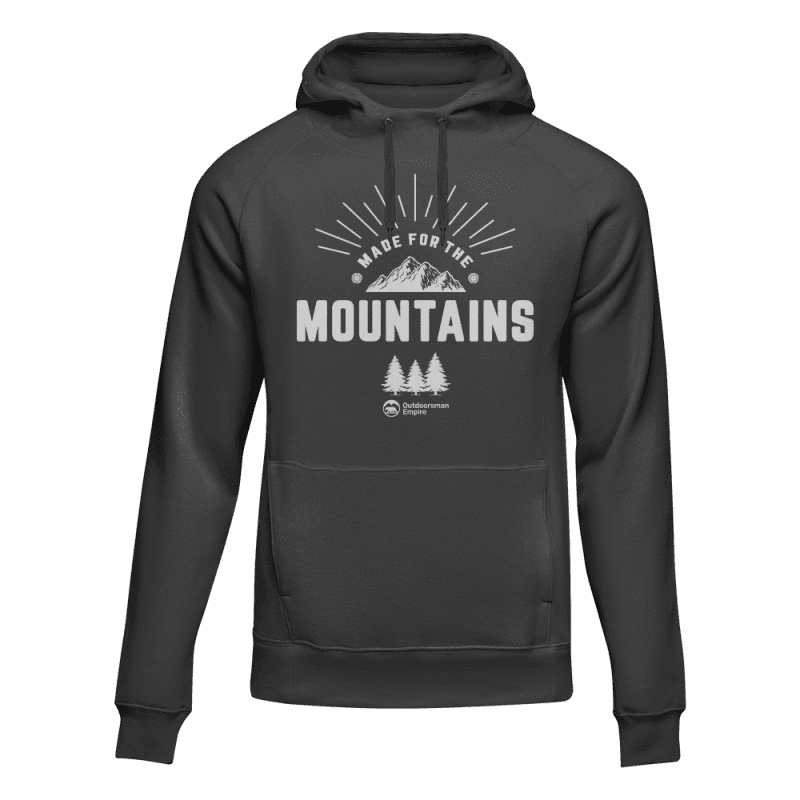 Made For The Mountains Adult Fleece Hooded Sweatshirt