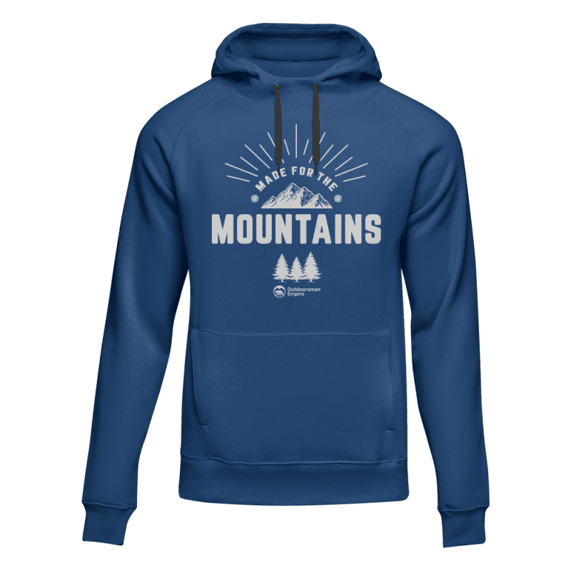 Made For The Mountains Adult Fleece Hooded Sweatshirt