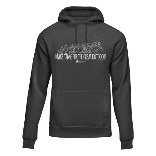 Make Time For Great Adult Fleece Hooded Sweatshirt