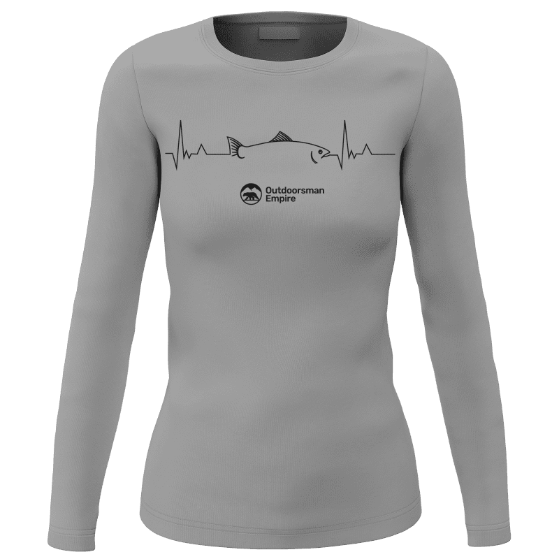 Fishing Cardiogram Women Long Sleeve Shirt